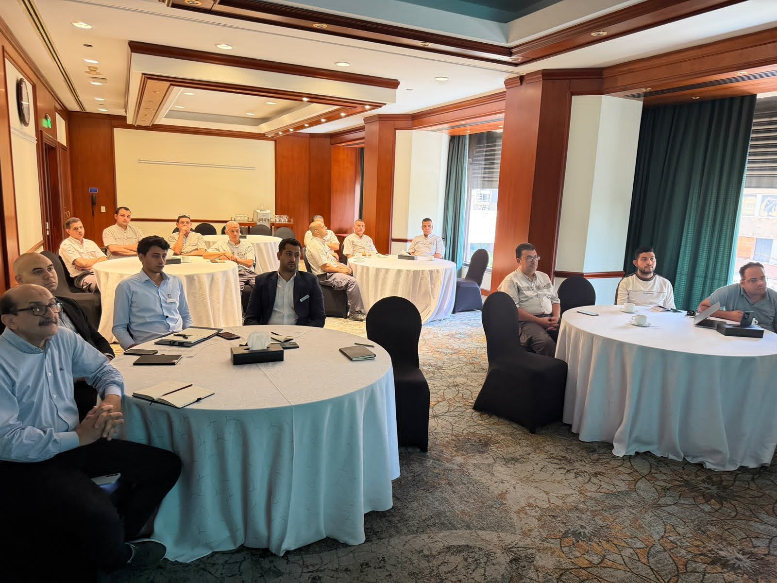 Ramses Hilton engineering and maintenance team attending the training