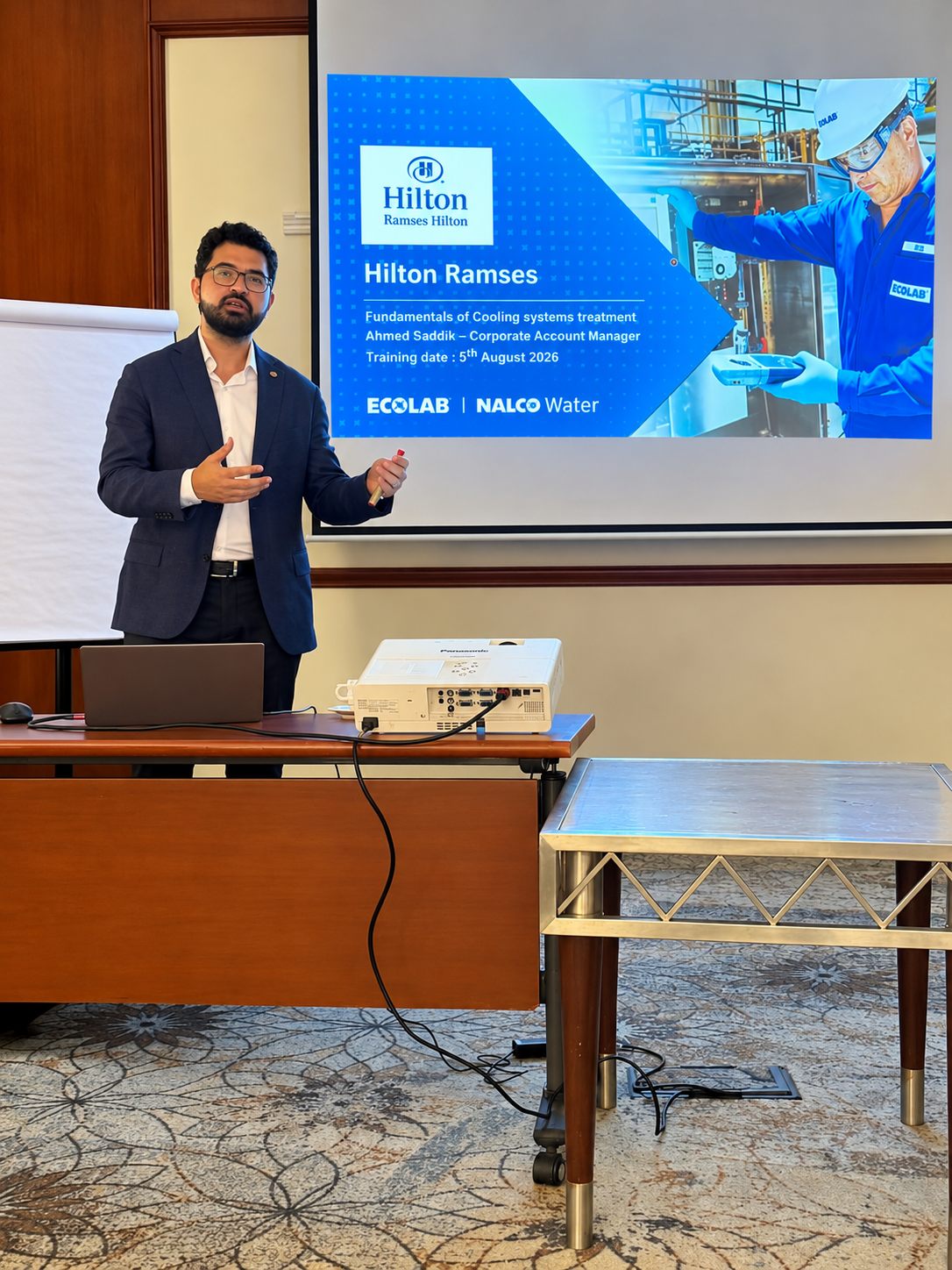 Cooling systems training session at Ramses Hilton